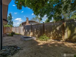 The side yard is a great area for a large flower or vegetable garden. If gardening is not your gig, spread out some grass seed this fall and make it your favorite lawn space or make a big paver patio.