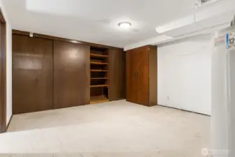 storage room/extra space downstairs