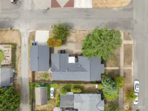 Bird Eye View  Aerial View (of corner lot)  4524 N 11th Street Tacoma, WA 98406
