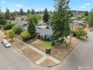 Aerial View (of corner lot)  4524 N 11th Street Tacoma, WA 98406