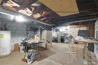 unfinished basement leave opportunity.