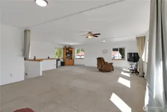 bonus finished space above the garage has potential separate entrance(ADU?)