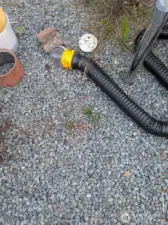 RV hookup tied into septic system