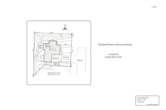 Architectural drawings (proposed lot layout).