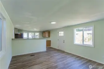 New insulation in ceiling (R30) walls (R15) and underbelly (R21)