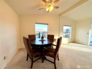 Vaulted Dining Area off Living Room