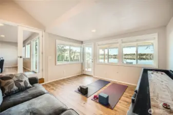 Bonus room or office with stunning lake views.