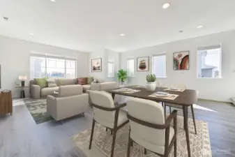 Virtually Staged Great Room