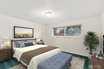 Primary Bedroom *virtually staged*