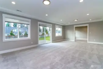 Downstairs- Large Bonus Room