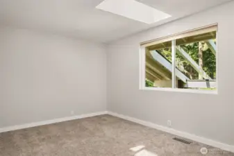 4 bedrooms upstairs! Example of 1 of 3 secondary bedrooms upstairs