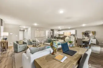 Photos are from the Finley model home in Prior community. Lot 04 layout is mirror image. Finishes, upgrades, and features will vary.