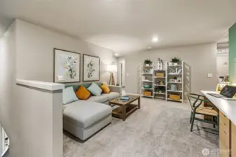 Photos are from the Finley model home in Prior community. Lot 04 layout is mirror image. Finishes, upgrades, and features will vary.