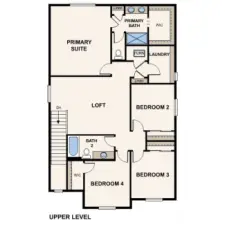 Marketing rendering of floor plan - may vary per location.