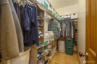 Walk in closet off Primary bedroom