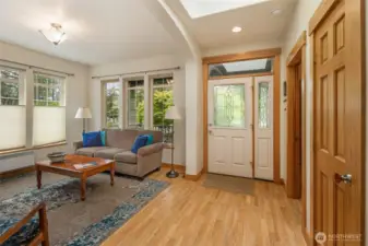 Entry Hall with media room