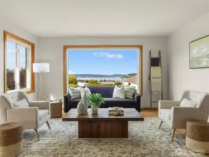 Amazing views from front of the home.