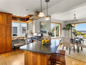 Opens to Dining Room