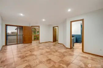 Primary bedroom with it's own private balcony with the same gorgeous views.