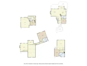 Floor plan of all levels