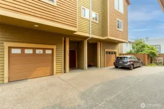 Building view, unit on right