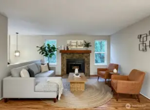 Virtually Staged Space