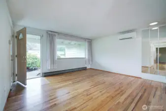 Original hardwood floors throughout much of the home.
