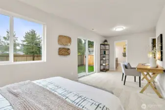 Downstairs Bedroom with bath