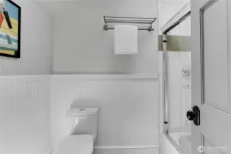 Upper-floor bathroom offering added convenience and thoughtful design