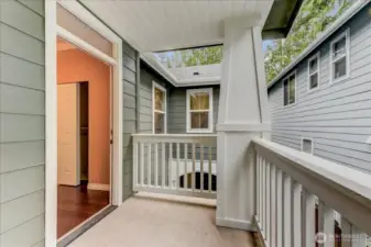 Covered deck off of Bedroom 3