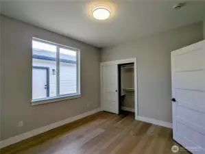 Bedroom #2 with large closet space