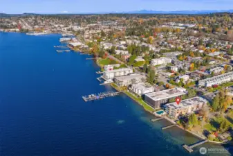 Located close to downtown Kirkland