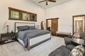 Primary bedroom on main