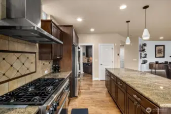 Gas range, miles of counter space!