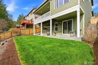 plenty of space in this well maintained, easy to maintain yard