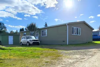 Front Entry Next to a Greenbelt, No houses on East Side