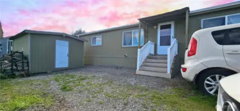 Front Entry, Shed