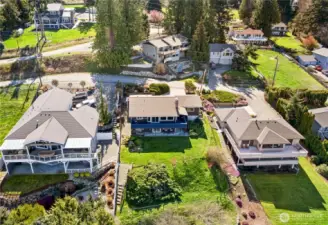 Quiet street location with expansive views.