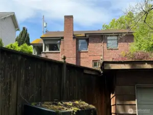 View from alley.