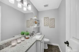Main level 1/2 bath.