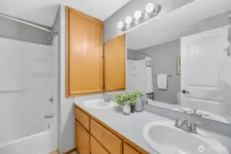 Shared full bath