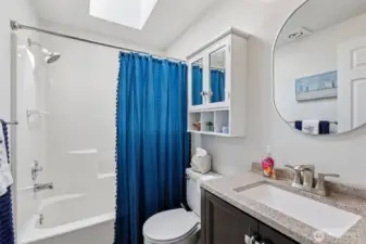 Main floor full bath.