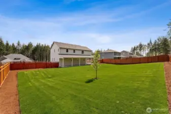 Not Actual Yard  Similar size 17,195sqft.