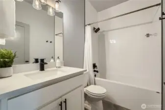 Guest bathroom on 2nd level