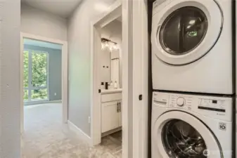 Laundry on 2nd level