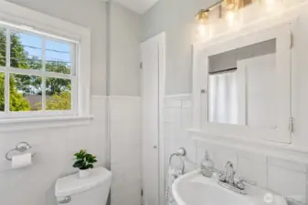 Full bath on the main level
