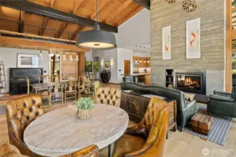 All your guests will have plenty of areas to unwind the days events.