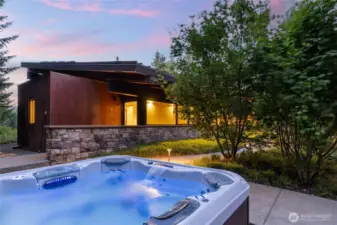 Relax at the end of the day in a private spa