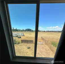 Territorial view from the primary bedroom window.