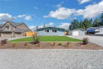 Such a cute remodeled home on a lovely street.